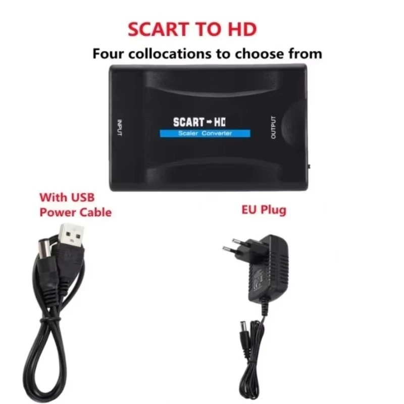 USB Powered SCART to HD Conver - đánh giá và giá Scart To Hdmi