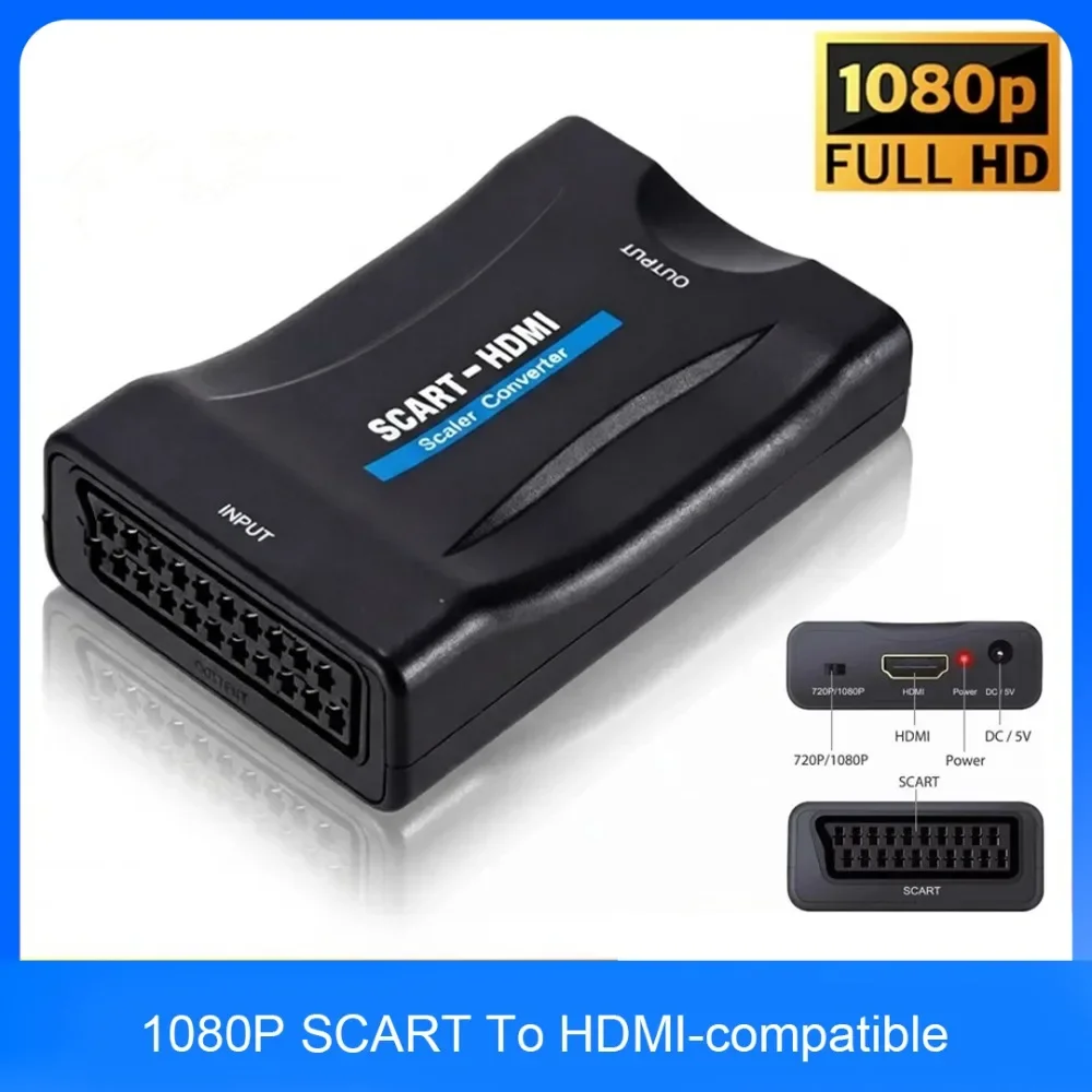 SCART To HDMI-Compatible Conve - đánh giá và giá Scart To Hdmi